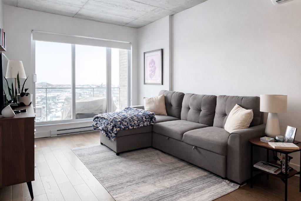 1 mois gratuit – Condo moderne 1 chambre avec stationnement intérieur à Saint-Léonard | 3239516