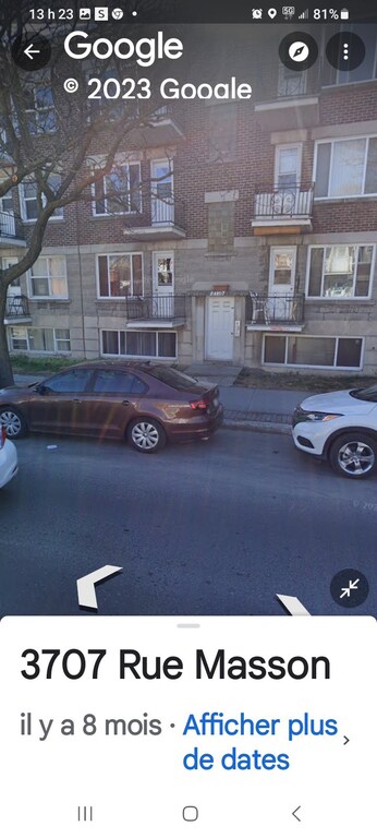 Loue 3 1/2 Demi Sous Sol Rue Masson | 3264280