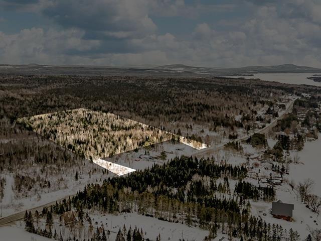 Disraeli-Paroisse, à proximité du lac Aylmer. Rareté ! Unique sur le marché, terre à bois de 18 acres entièrement boisée, bordée par une belle rivière | 3278883