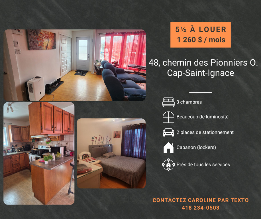 5 Et Demi à Louer | 3282063