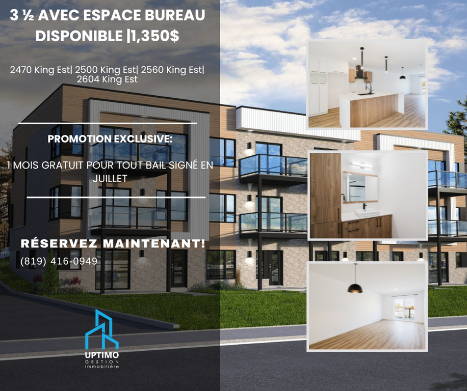 3 ½ + ESPACE BUREAU|INTERNET | 3266010