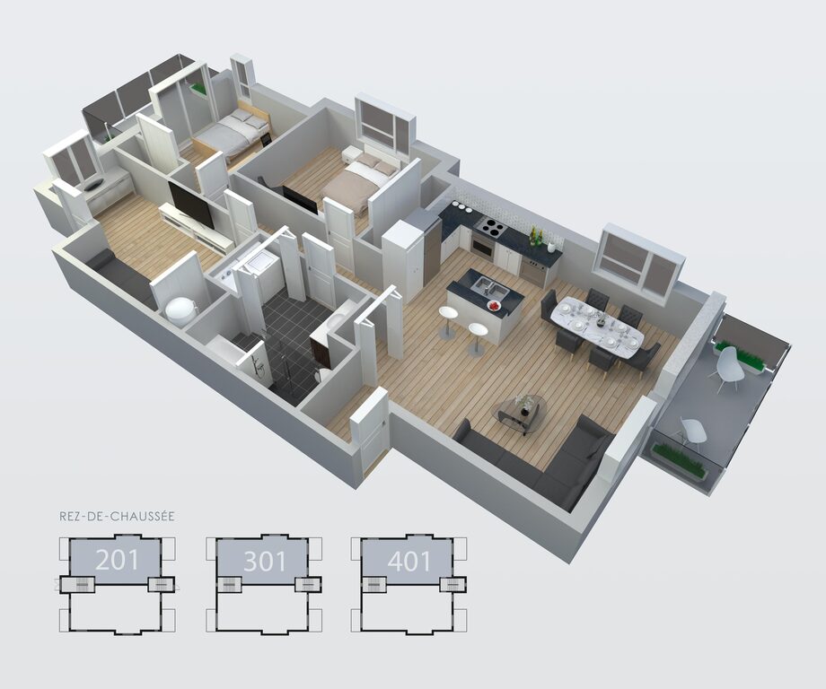 5 ½ St-Constant, Parking, A/C, Juillet | 3269692