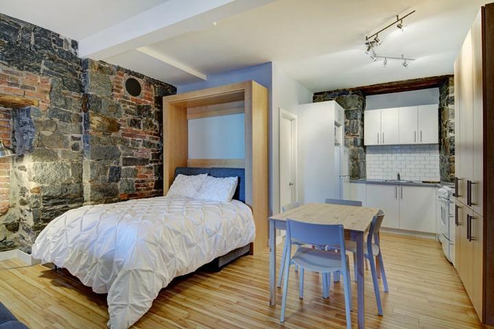 Loft entièrement meublé à louer Vieux-Québec octobre 2025 | 3305493