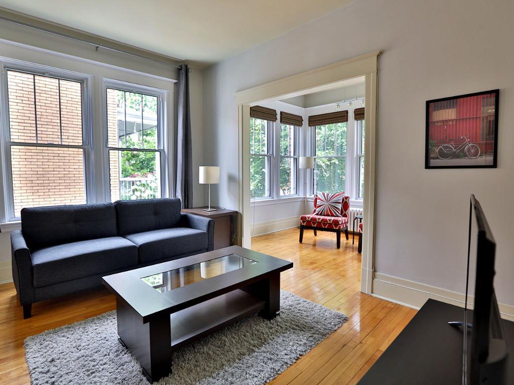 LOCATION AU MOIS (6 mois minimum) : Spacieux logement MEUBLÉ avec goût idéal pour personnes en transit. | 3277387