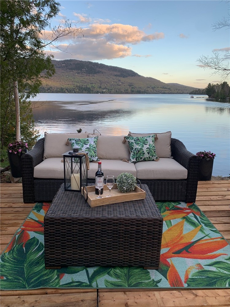 Lakefront Paradise Lake Archambault View of Jasper Mountain SPA Plage Billard 2 Wood Fireplaces | 3278310