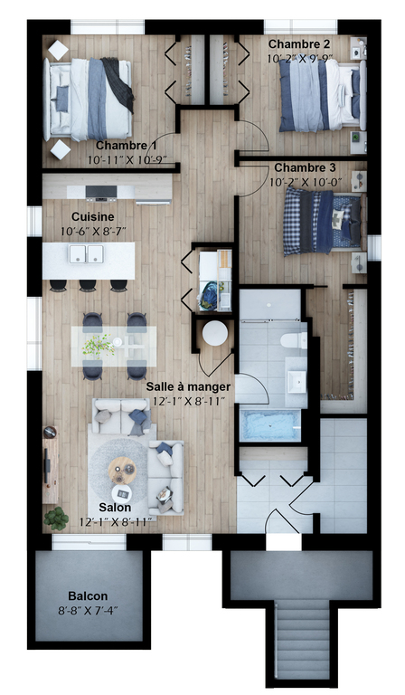 LOGEMENTS 5.5 À LOUER, NEUF | 3269727