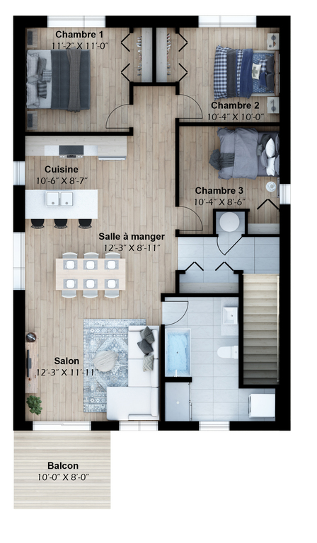 LOGEMENTS 5.5 À LOUER, NEUF | 3269727