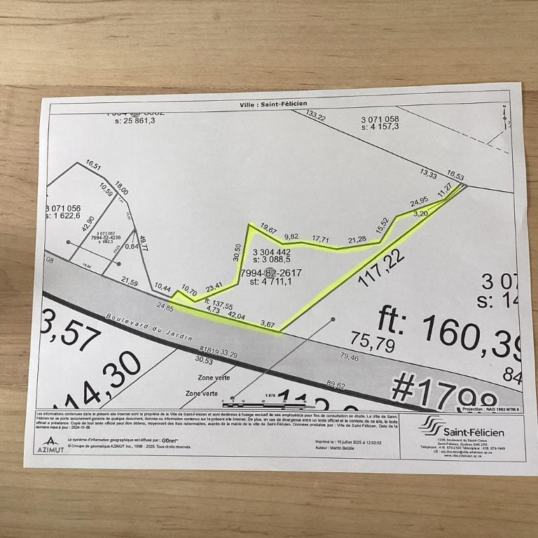 Terrain 3088,5 m. Car | 3281045