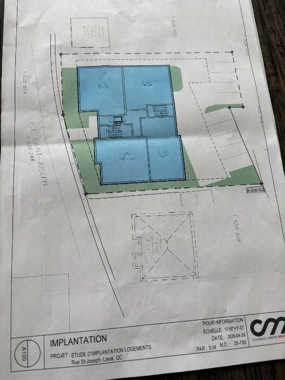 Terrain à vendre St-Vincent de Paul pour possibilité de construction 12 logements | 3277061