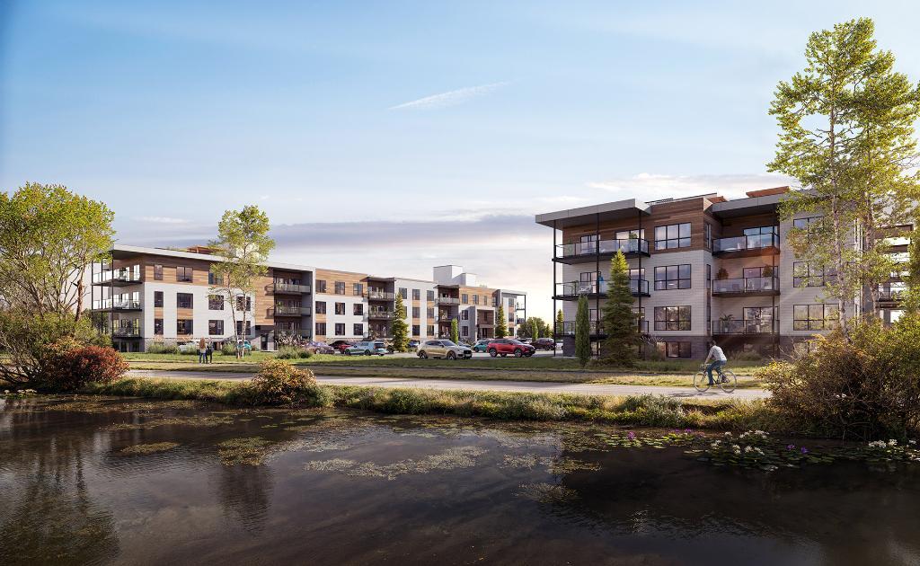 Condos locatifs 4 ½ neufs à Granby À partir de 1 600 $ / mois tout inclus – face au lac Boivin | 3278122