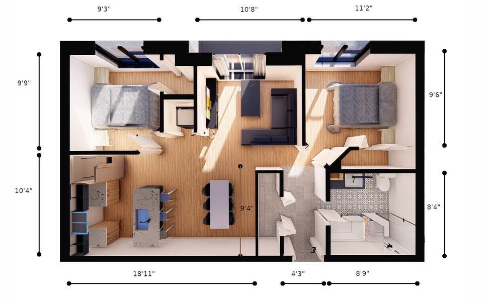 Logement 5 1/2 et 4 1/4 disponible juillet | 3278123