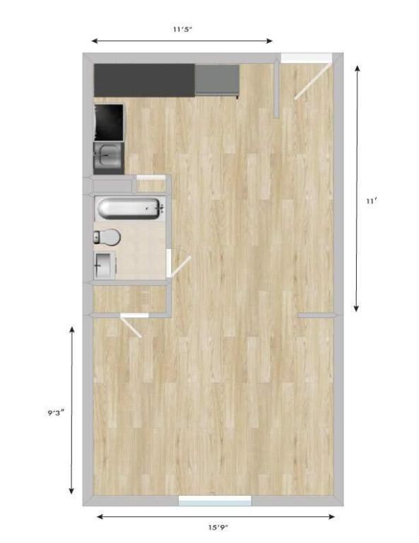 1 CH - 1 SDB - Montréal - $1,250 /mo | 3281366