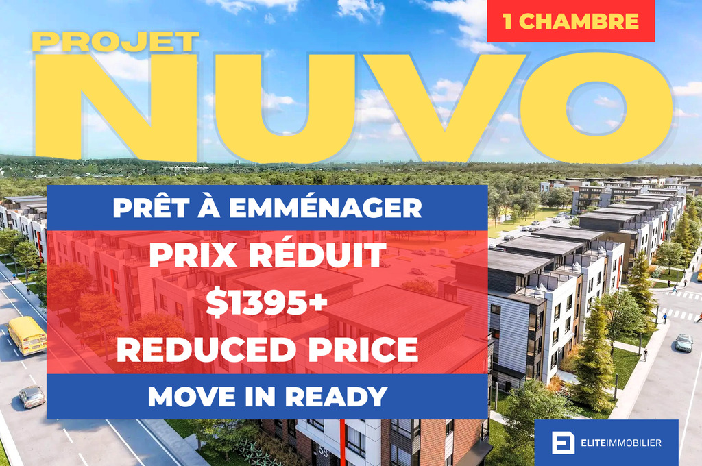 $1395+ 1CH - NUVO (TOUT INCLUS) | 3223965