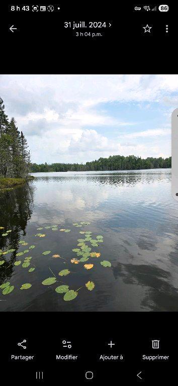 Terrain bord de l'eau, lac, droit de construction | 3276723