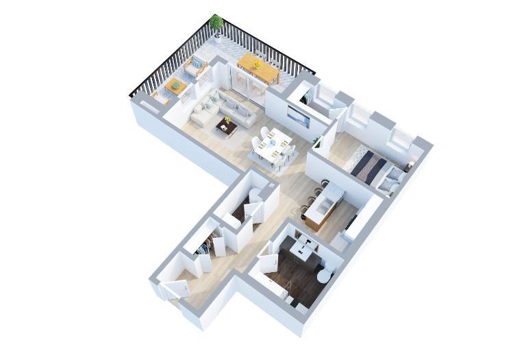 2 CH - 1 SDB - Gatineau - $3,400 /mo | 3285266