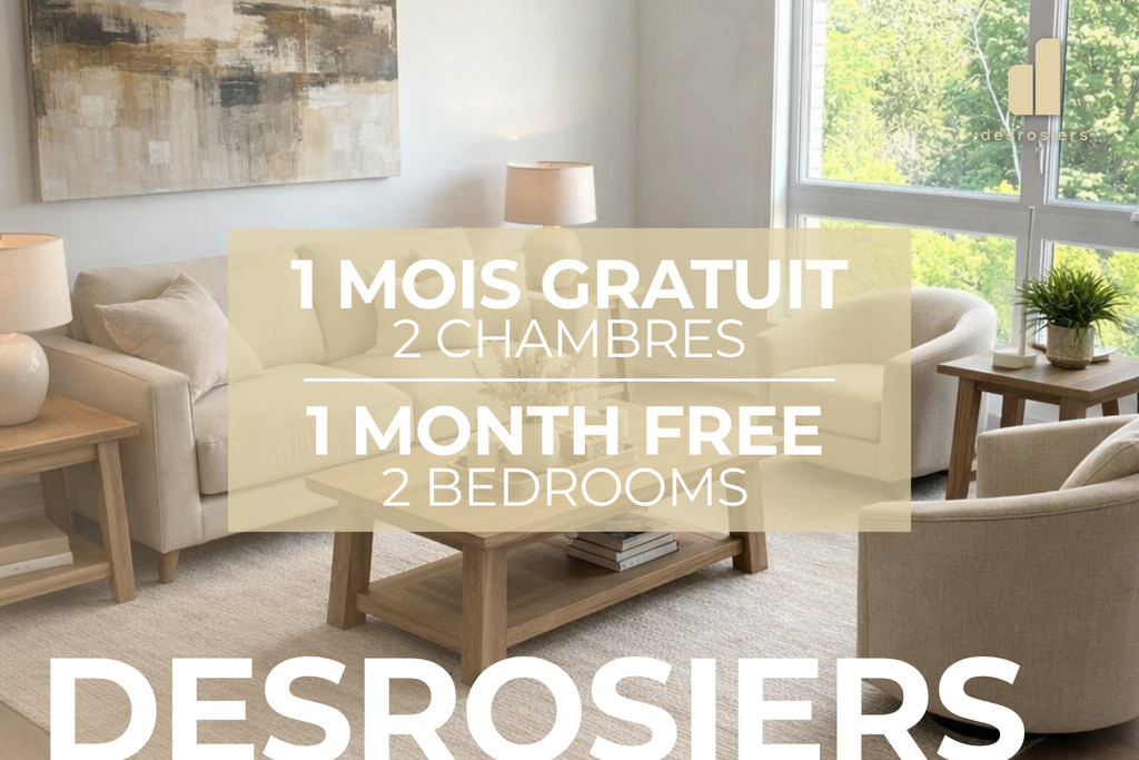 $1525+ - 2 CH - 1 MOIS GRATUIT | 3256209