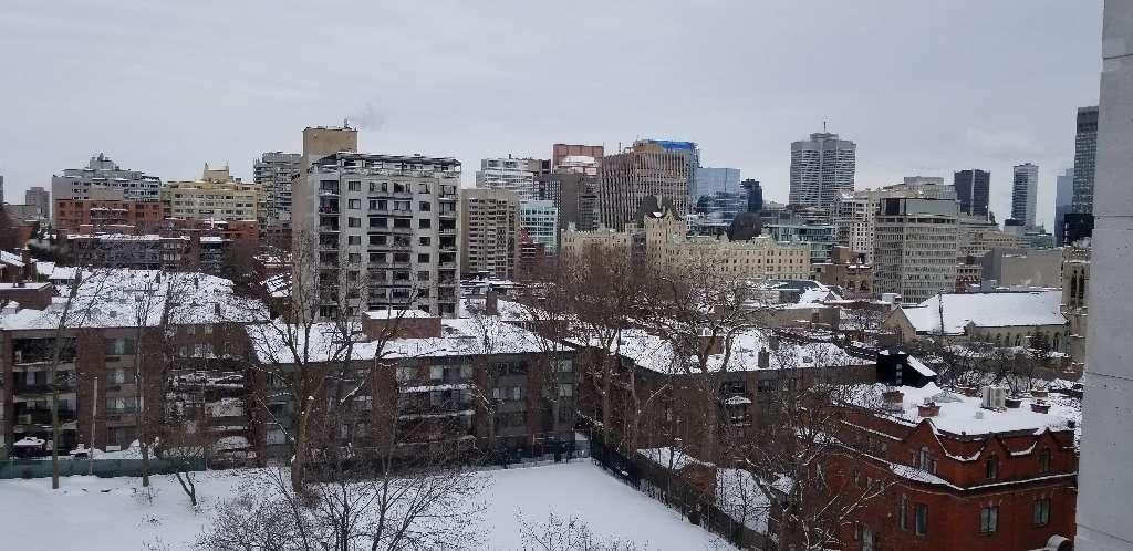 Lumineux et fraîchement rénové, cet 3 1/2 au 8e étage avec balcon / Bright 3½ for Rent — Golden Mile, Montreal (8th Floor, Balcony) | 3280952