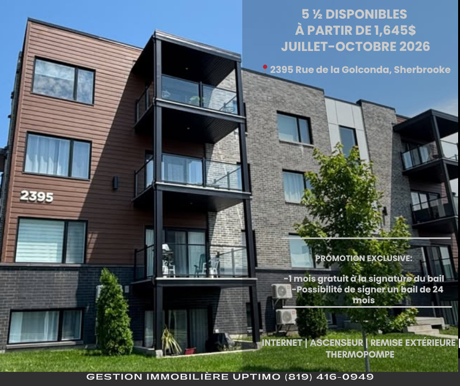 TRÈS GRAND 5 1/2 | INTERNET INCLUS | 3274100