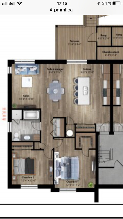 4 1/2 RDC & 3 Ieme Etage St-Canut | 3275715