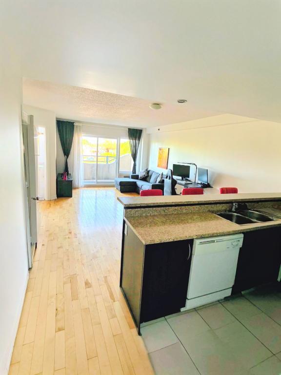 Grand condo 3 1/2 rénové, 5 électros,garage Bois-Franc, St-Laurent | 3283635