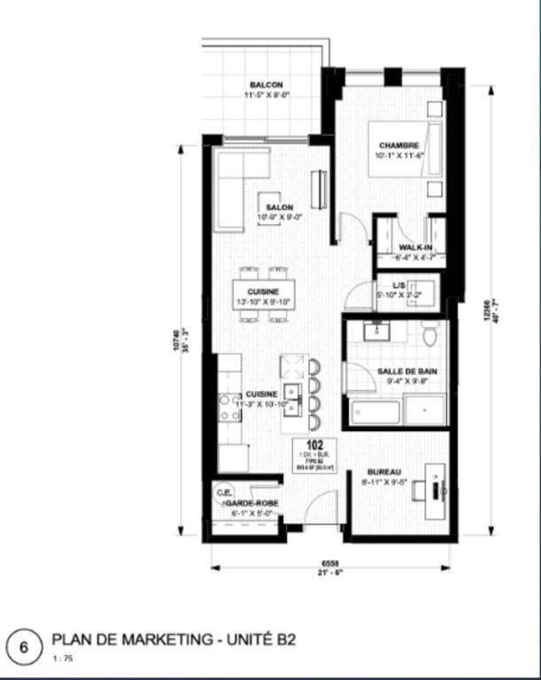 1 CH - 1 SDB - Gatineau - $2,100 /mo | 3285245