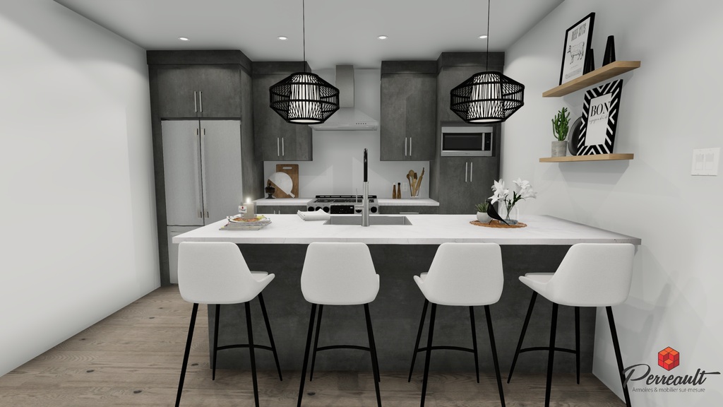 4½ Neuf — Rez-de-jardin Avec Balcon | 3277805