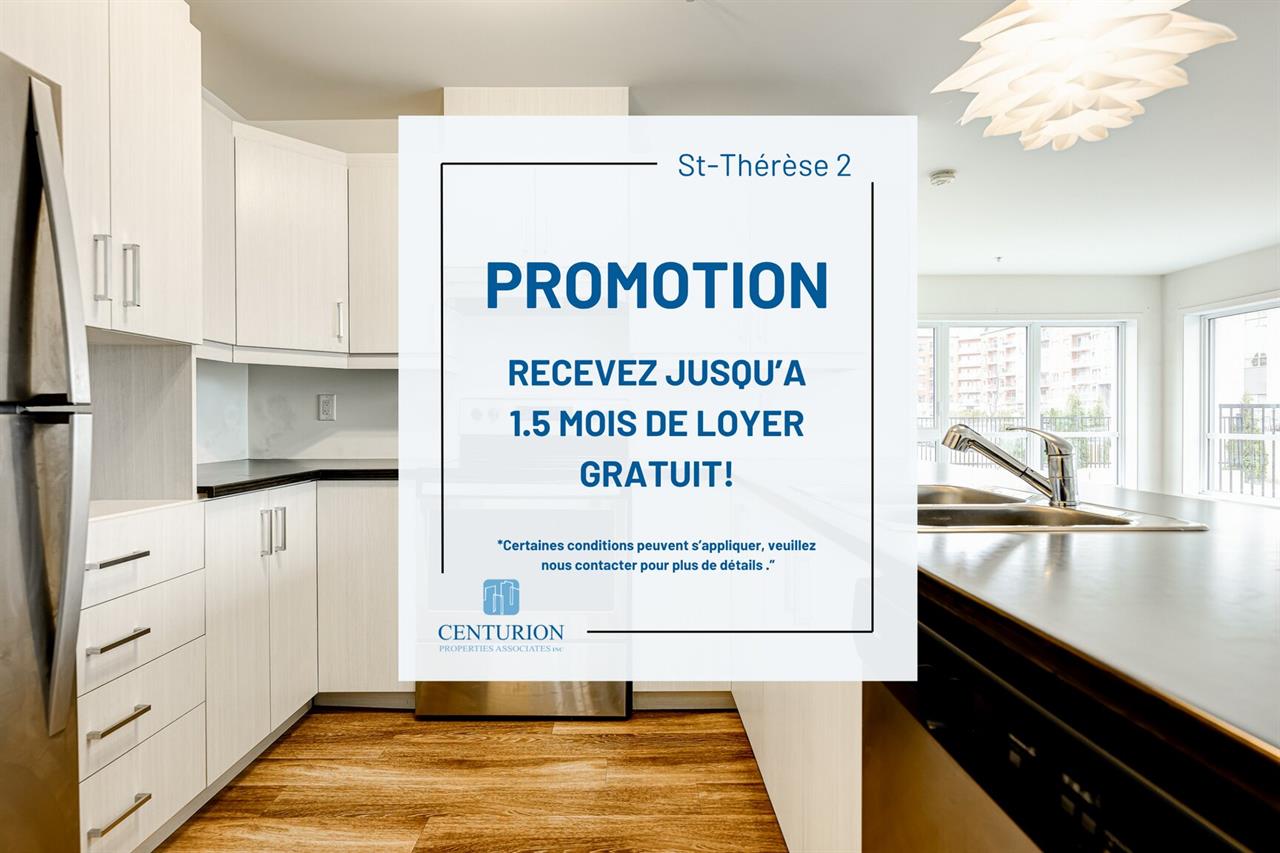 2 Bedroom + Den - 301 Place Claude-Dagenais, Sainte-Thérèse | 3278441