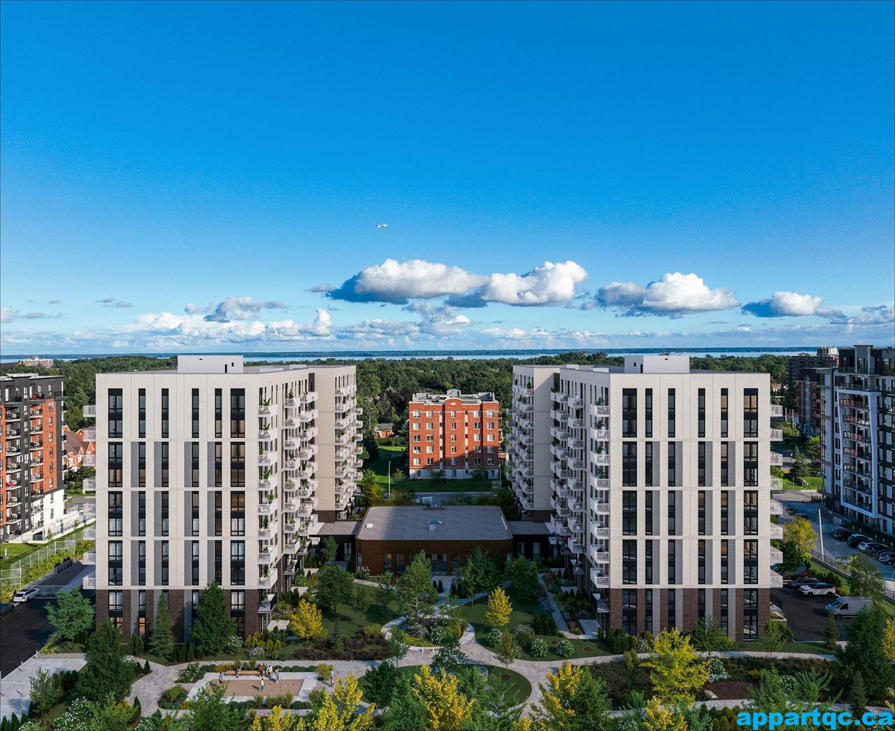 Montréal – Hemisphere, condo 4 1/2 haut de gamme à Pointe-Claire | 3279624