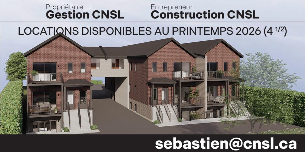 Logement [4 1/2] NEUF à Napierville | 3281603
