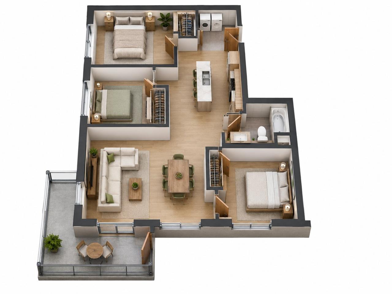 Appartement Huntingdon � Louer | 3283132