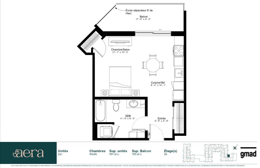 Condo studio d'inspiration hôtelière Mont-Saint-Hilaire - appartement / logement à louer | 3283332