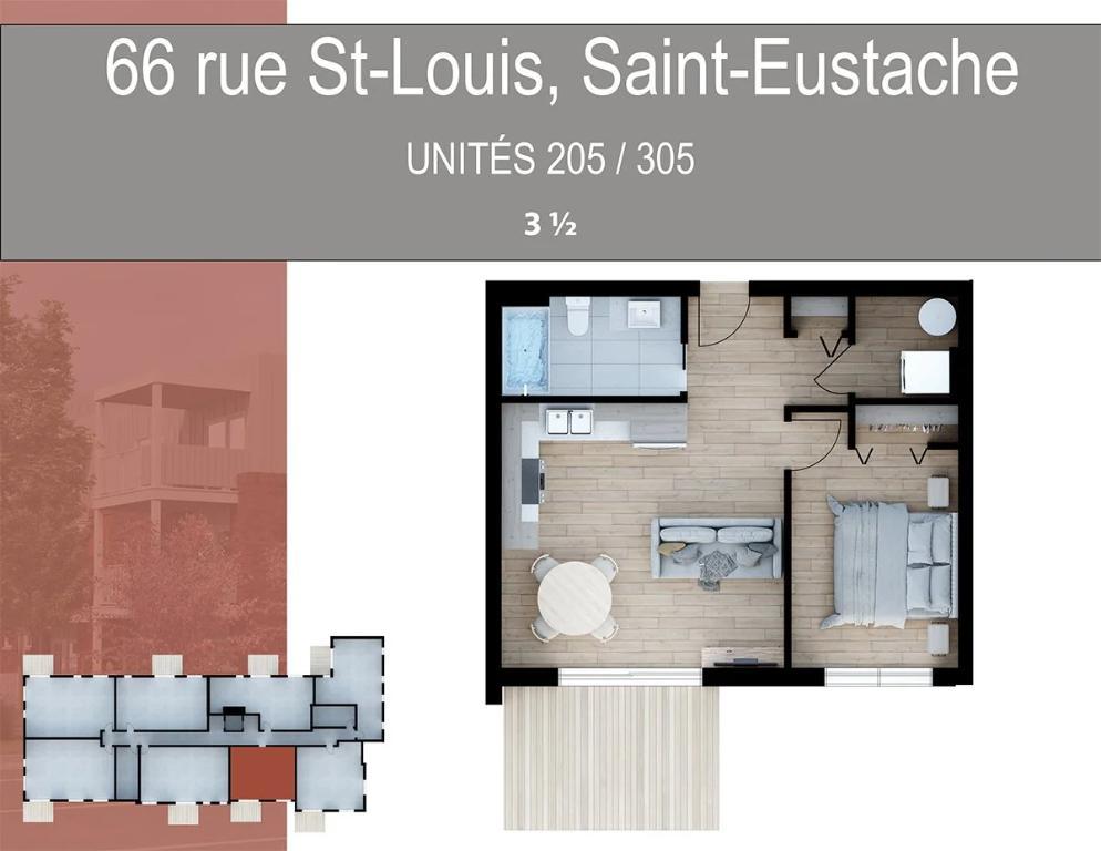 Appartements neufs 3 ½ à louer – Saint-Eustache | 3284850