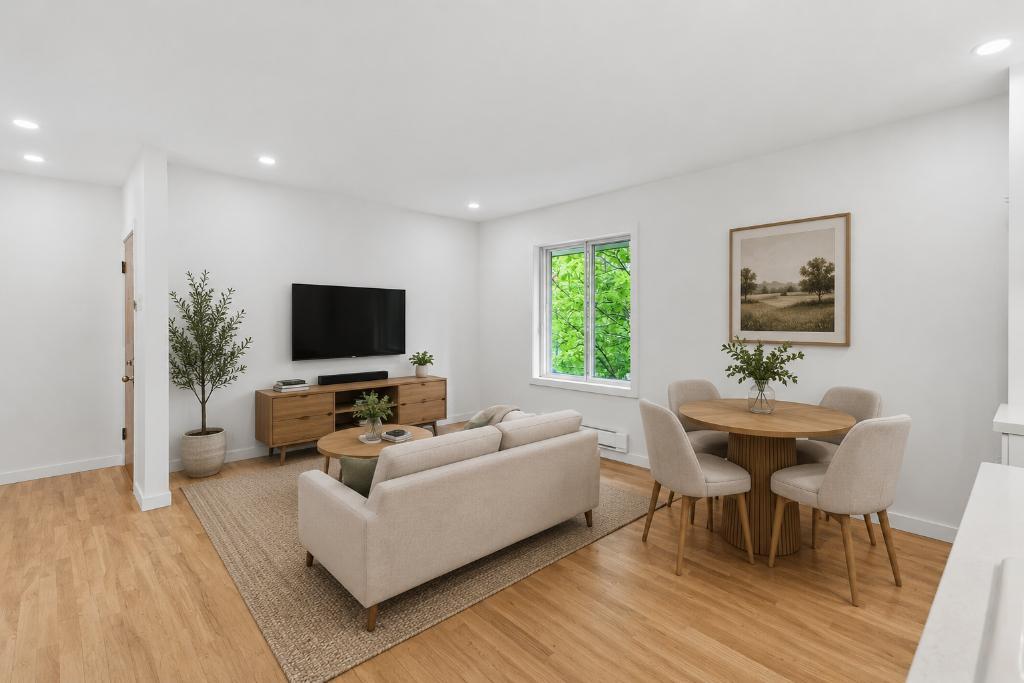 4 ½ entièrement rénové à Rosemont | 2 chambres fermées | balcon | lave-vaisselle | 3287391