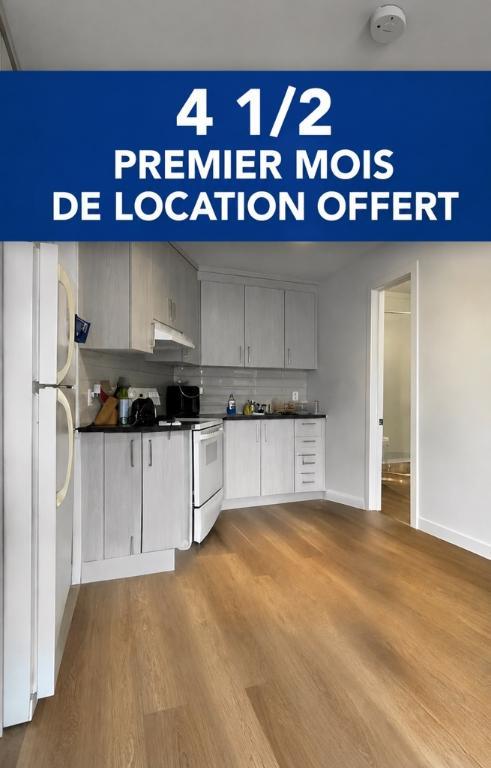 Appartement 4½ à louer — Premier mois offert | 3289722