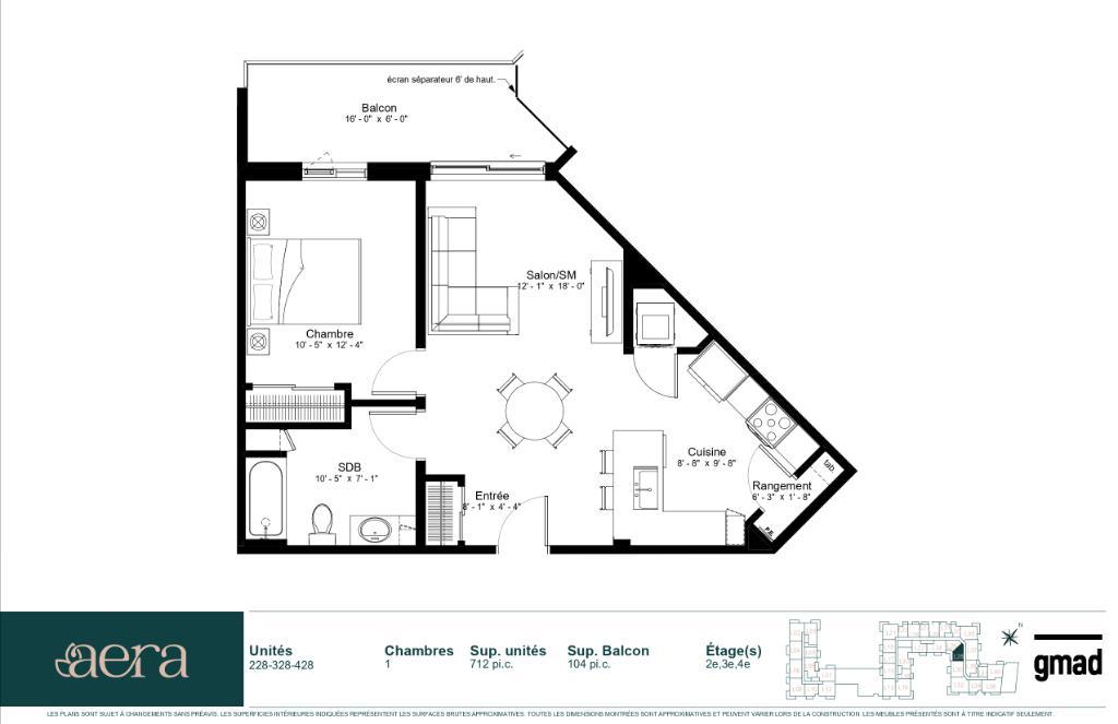 Aera St-Hilaire - Votre condo locatif d'inspiration hôtelière (Mont-Saint-Hilaire ) Appartement / logement à louer | 3289806