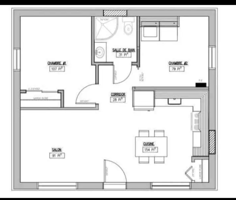 4 1/2 à Louer Le 1er Juillet | 3290462