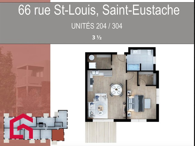 Appartement Saint-Eustache À Louer | 3291756