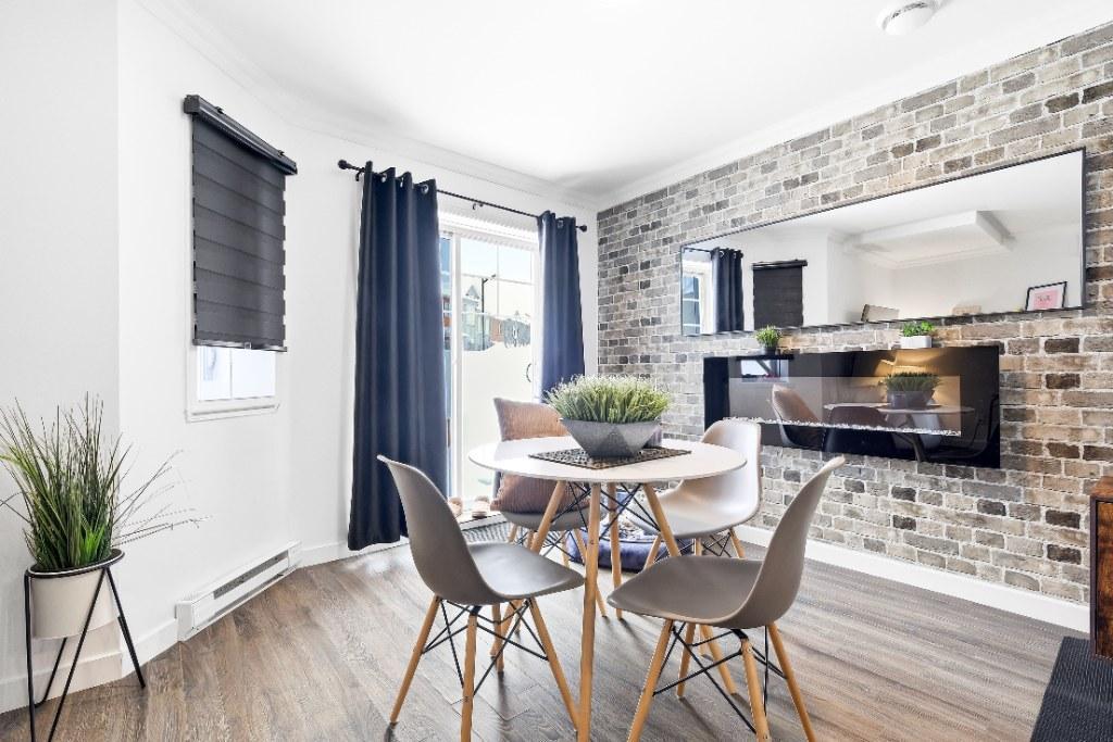 Condo 3 1/2 à Brossard avec électroménagers, 1 stationnement, Thermopompe mural, 1 Rangement et balcon extérieur | 3292409