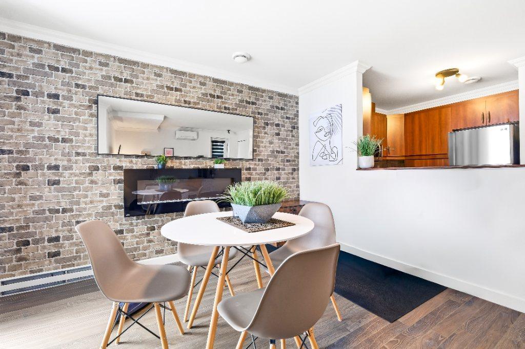 Condo 3 1/2 à Brossard avec électroménagers, 1 stationnement, Thermopompe mural, 1 Rangement et balcon extérieur | 3292409