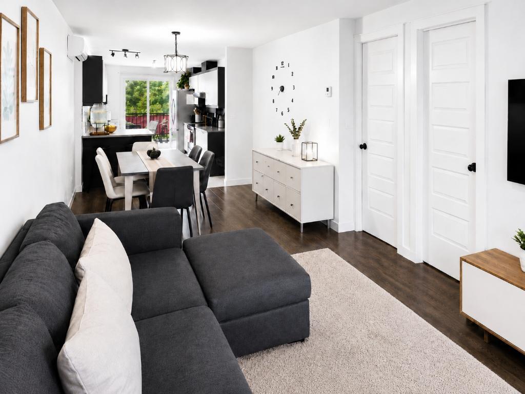 4½ MODERNE À LOUER | 2 STATIONNEMENTS | PRÈS DU CHUS | 3292591