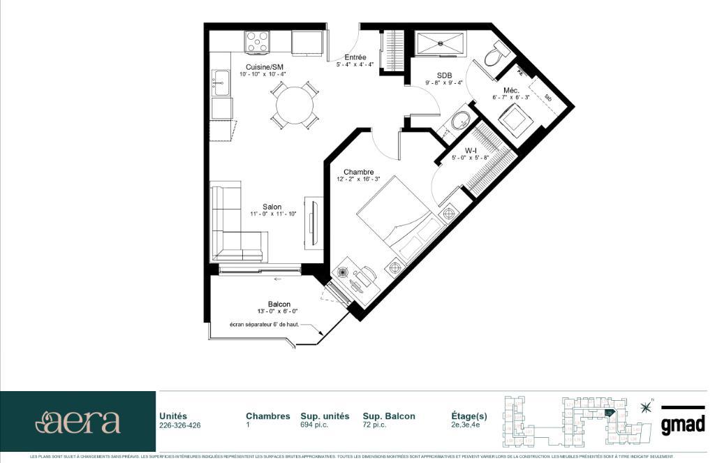 Aera St-Hilaire - Condo 3 1/2 disponible à louer - appartement / logement | 3292722