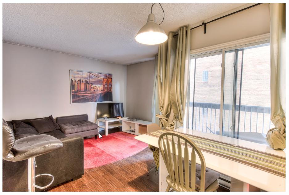 Appartement 4 et 1/2 toute inclus Métro Guy Concordia | 3292758