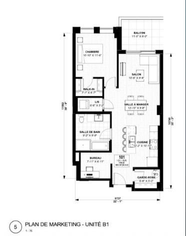 1 CH - 1 SDB - Gatineau - $2,200 /mo | 3292788