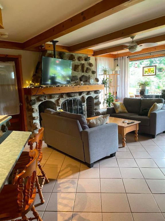 Chalet isolé avec cascade | 3292894