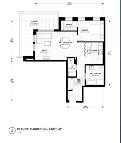 1 CH - 1 SDB - Gatineau - $1,900 /mo | 3294367
