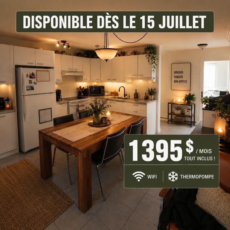 🏡 Charmant 4 ½ au rez-de-chaussée (niveau jardin) | 3295258