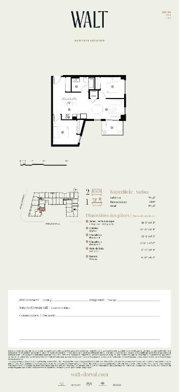 WALT Dorval : unités 4 1/2 disponibles dès maintenant ! Condo Montréal Dorval à louer - appartement / logement | 3296653