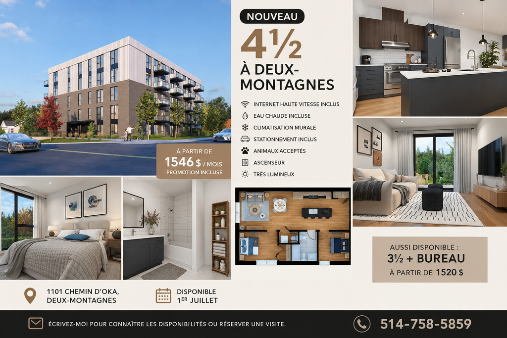 Grand 4.5 2 Mois Gratuits | 3297789