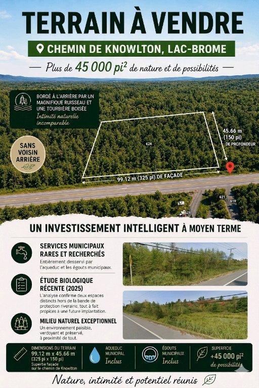 Grand terrain de 45 000 pc DESSERVI | 3303633