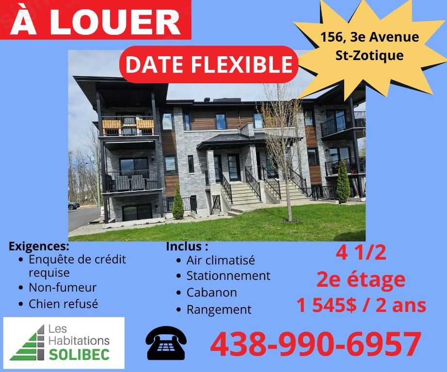 4 1/2 Logement à louer (AOÛT 2026) | 3298829